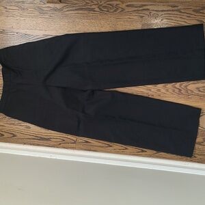 Madewell Pull-On Straight Pants in Drapey Twill Black Size S